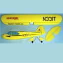 Piper Cub J-3C 120cm Electro - Samolot Hacker Model