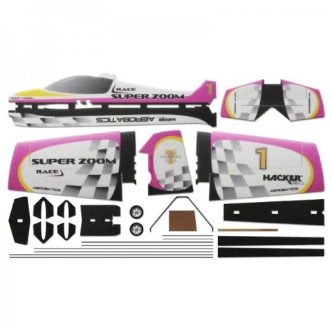Super Zoom Race ARF Green - Samolot Hacker Model