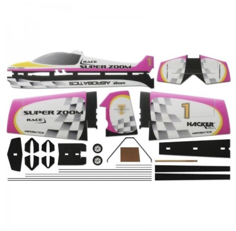 Super Zoom Race ARF Pink - Samolot Hacker Model