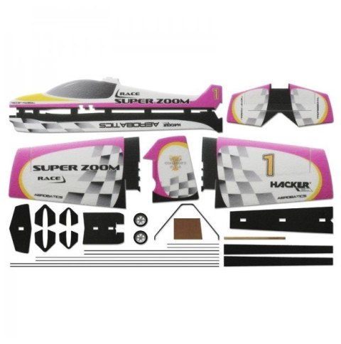 Super Zoom Race ARF Red - Samolot Hacker Model