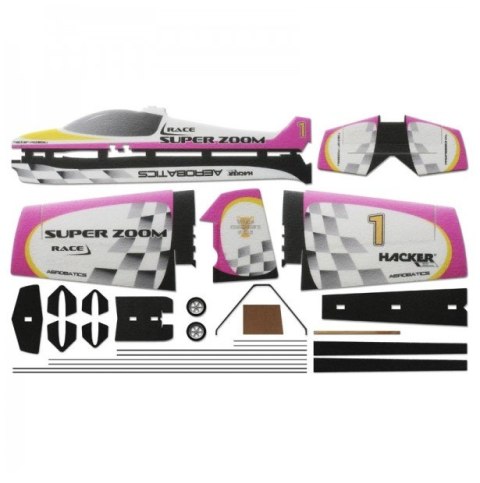 Super Zoom Race ARF Violet - Samolot Hacker Model