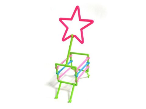 Słomki, Patyczki Konstrukcyjne, Klocki Edukacyjne 372 Elementy 9041