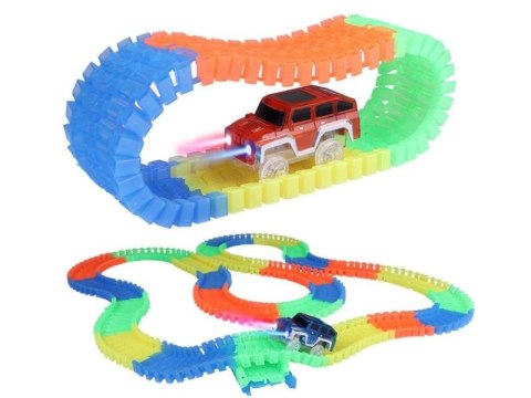 Kolorowy Tor Samochodowy Wyścigowy 360 El 2 Auta