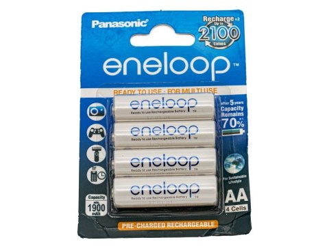 Baterie Akumulatorki Panasonic Eneloop HR6/AA Ni-MH 1900mAh 1,2V - opak. 4 szt.