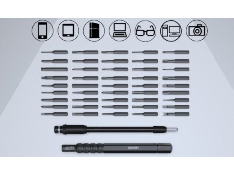 Profesjonalny Zestaw Narzędzi Precyzyjnych JAKEMY 50w1