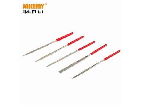 Zestaw Profesjonalnych Pilników 5w1, Pilniki Diamentowe, Iglaki Jakemy