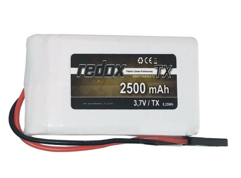 Redox 2500 mAh 3,7V JR (M17) - pakiet LiPo TX