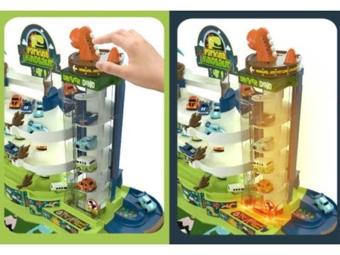 Tor Samochodowy, Parking, Garaż z Windą Park Dinozaurów Przecena 1