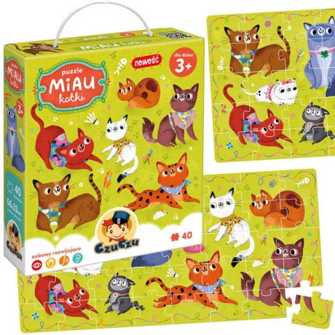 CzuCzu Puzzle Miau Kotki 40 el. ZA4598