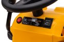 +PILOT Traktor koparka Na Akumulator Z Przyczepą S617 Żółty