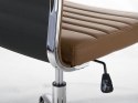 Fotel biurowy nowoczesny design Sofotel Boston brązowy