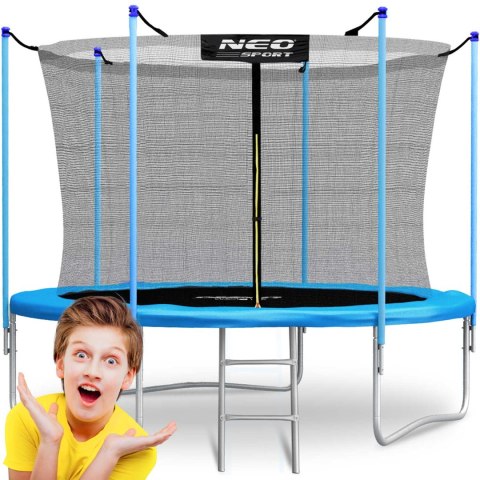Trampolina ogrodowa 6ft/183cm z siatką wewnętrzną i drabinką Neo- 