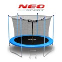 Trampolina ogrodowa 6ft/183cm z siatką wewnętrzną i drabinką Neo- 