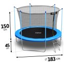 Trampolina ogrodowa 6ft/183cm z siatką wewnętrzną i drabinką Neo- 