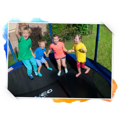 Trampolina ogrodowa 14ft/435cm z siatką zewnętrzną i drabinką Neo-