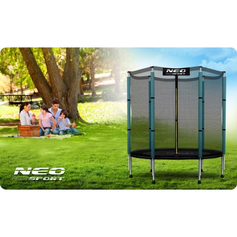 Trampolina ogrodowa dla dzieci 140 cm 4,5ft Neo-