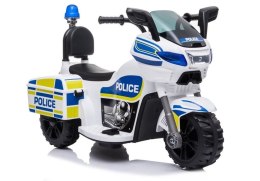 Motor na akumulator Policja TR1912 Biały jeździk