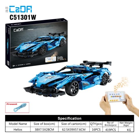 Klocki R/C Auto Sportowe 419el. EE