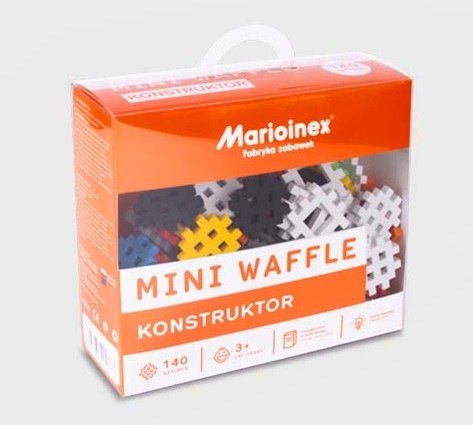 Klocki konstrukcyjne mini wafle 140 el.