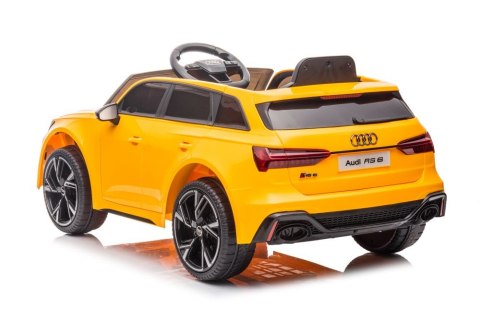 Auto na Akumulator Audi RS6 BRD-2118 Żółty