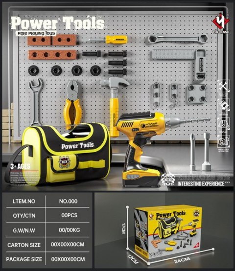 Zestaw Majsterkowicza Z Wkrętarką + Torba