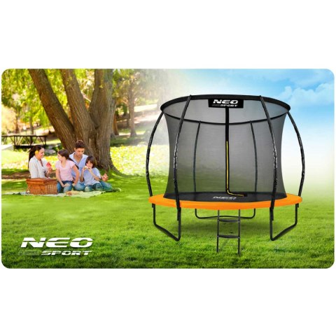 Trampolina ogrodowa profilowana 8ft/252cm z siatką wewnętrzną Neo- 