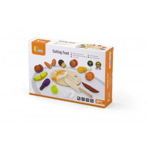 Viga Drewniany Zestaw Ryba Kotlet Owoce Waryzwa Deska do krojenia Viga Drewniany Zestaw Ryba Kotlet Owoce Waryzwa Deska do krojenia