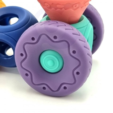 WOOPIE Klocki Sensoryczne Konstrukcyjne Układanka do Ściskania 13 el.