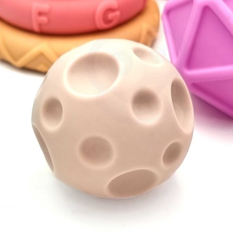 WOOPIE Klocki Sensoryczne Układanka do Ściskania Dźwięk Nauka Liczenia 23 el.