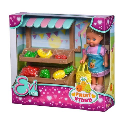 SIMBA Lalka Evi na Targu Żywności Owoce Warzywa