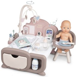 SMOBY Baby Nurse Elektroniczny Kącik Opiekunki + Lalka