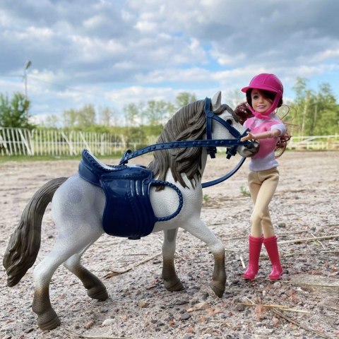 WOOPIE Lalki Dżokejki Zestaw Stadnina Koni
