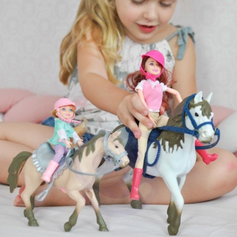 WOOPIE Lalki Dżokejki Zestaw Stadnina Koni