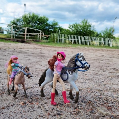 WOOPIE Lalki Dżokejki Zestaw Stadnina Koni