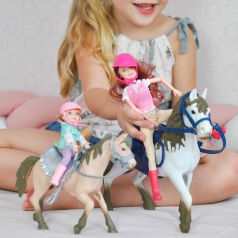 WOOPIE Lalki Dżokejki Zestaw Stadnina Koni