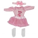WOOPIE Ubranko dla Lalki Zestaw Księżniczki Suknia Opaska 43-46 cm