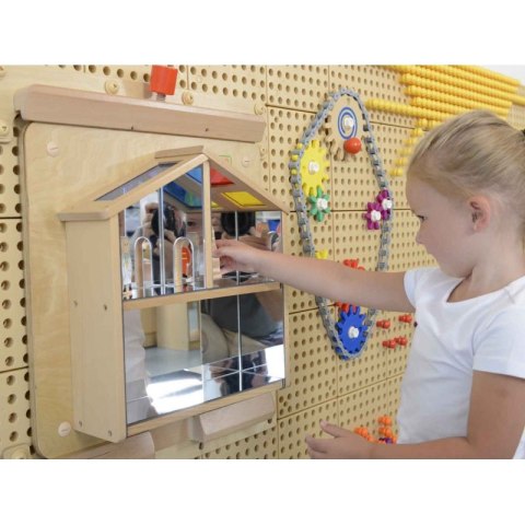 Tablica Ścienna Sensoryczna Domek Z Luster Masterkidz