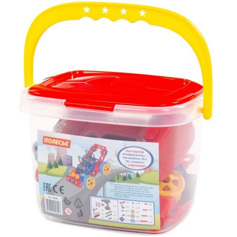 Zestaw narzędzi z akcesoriami Wynalazca 91 elementów