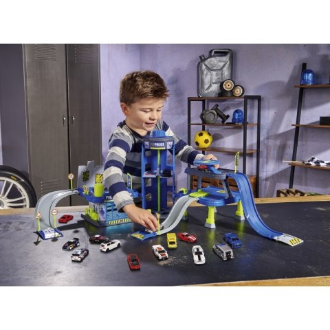 Majorette Creatix Baza policyjna ze światłem i dźwiękiem 5 pojazdów