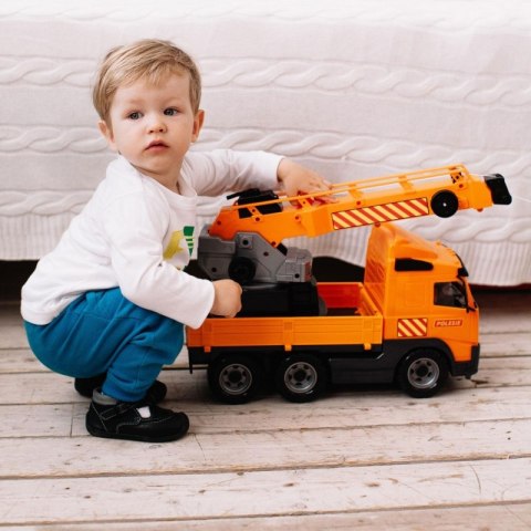 Samochód Volvo Dźwig Holownik Ciężarówka 52 cm