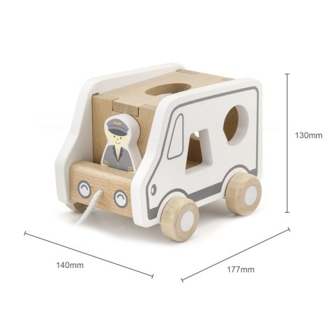 Drewniany samochód Viga Sorter