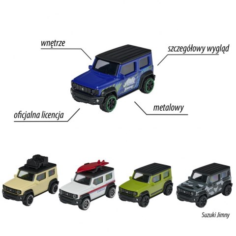 MAJORETTE Zestaw 5 Samochodów Suzuki Jimny MAJORETTE Zestaw 5 Samochodów Suzuki Jimny