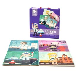 Układanka Puzzle dla dzieci 4 w 1 Zawody Classic World