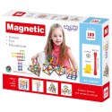 WOOPIE Klocki Magnetyczne Konstrukcyjne Układanka Kreatywna 180 el.