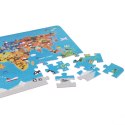 CLASSIC WORLD Puzzle Mapa Świata Kontynenty 48 el.