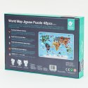 CLASSIC WORLD Puzzle Mapa Świata Kontynenty 48 el.