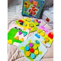 TOOKY TOY Puzzle 4 w 1 Układanka Klocki Mntessori