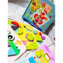 TOOKY TOY Puzzle 4 w 1 Układanka Klocki Mntessori