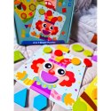 TOOKY TOY Puzzle 4 w 1 Układanka Klocki Mntessori