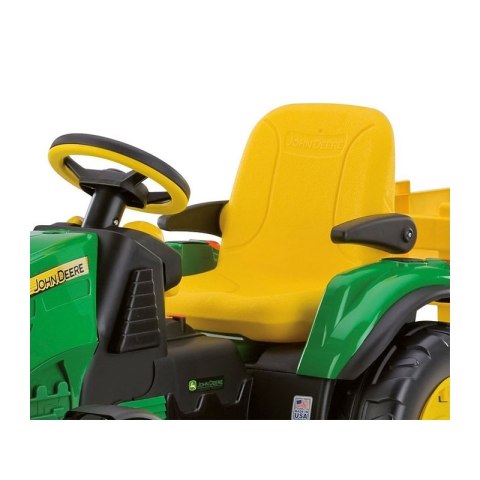 Traktor Na akumulator Peg Perego John Deere Power Pull z Przyczepą Traktor Na akumulator Peg Perego John Deere Power Pull z Przyczepą